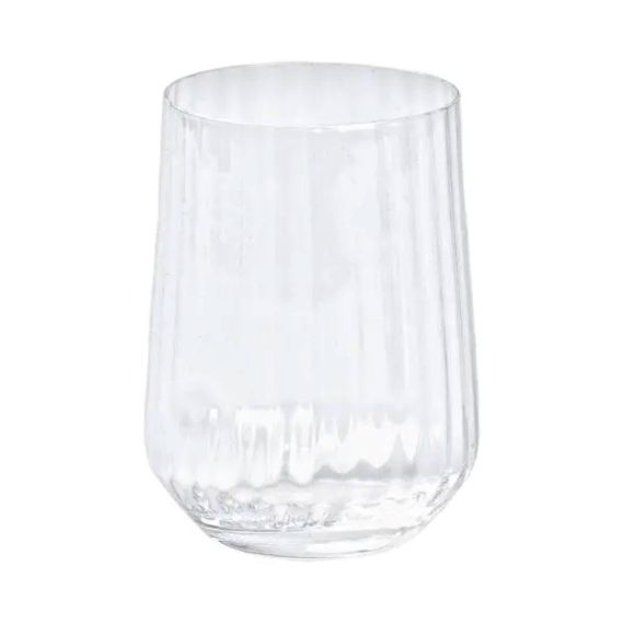 Набор стаканов ребристых 6 штук по 450 мл прозрачный HP98 | Зображення 2