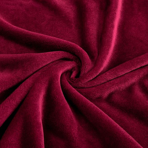 Плед флісовий бордо Love You 200 x 220 см | Зображення 2