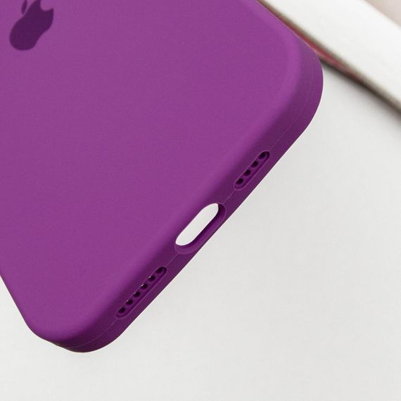 Чехол Silicone Case Full Protective (AA) для Apple iPhone 16 Plus (6.7") Фиолетовый / Grape | Зображення 6