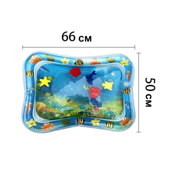 Дитячий надувний, водний, килимок, що розвиває, 66*50 см. | Зображення 4