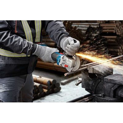 Шлифовальная машина Bosch GWS 18V-8 125мм, 18В, 2x5Ah, 0-11000об/мин, 1.7кг, кейс (0.601.9N9.003) | Зображення 2