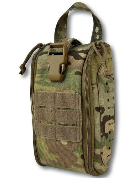 Тактичний пояс система Molle Laser Cut РПС +6 підсумків кишеня під балістичний пакет 85*15  мультикам | Зображення 8
