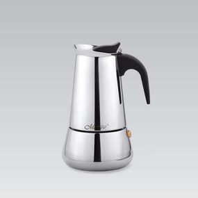 Кофеварка гейзерная из нержавеющей стали Maestro MR-1660-6, 300 мл (на 6 чашек), для дома и офиса