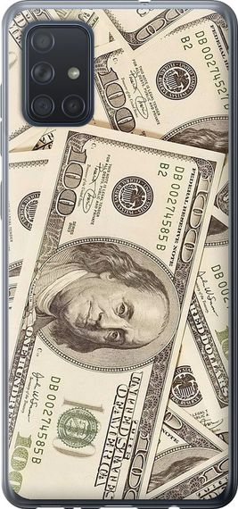 Чехол на Samsung Galaxy A71 2020 A715F Доллары "3016u-1826-17620"