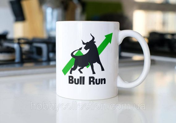 Кружка з принтом "Bull Run" 330 мл Біла | Зображення 2