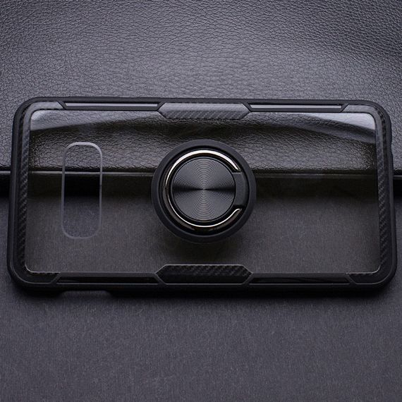 Чохол бампер Primolux Ring Magnetic Stand для смартфона Samsung Galaxy S10e (SM-G970) - Black | Зображення 1