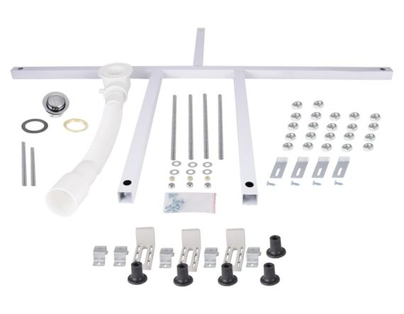 Набір Lidz Душова кабіна Latwa SC90x90.SAT.MID.GR напівкругла, скло тоноване 4 мм + Душовий піддон Kapielka ST90x90x26, з панеллю | Зображення 1