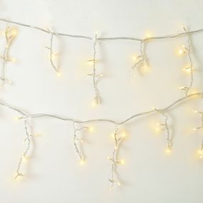 Электрическая гирлянда YES Бахрома 974846 2 м 84 LED тепло-белая