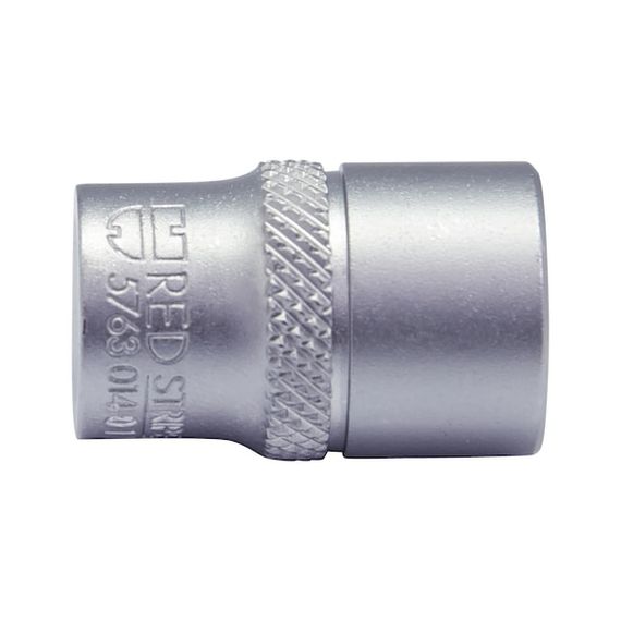 Головка торцева коротка 1/2IN, 12-гр., SW27, RED STRIPE