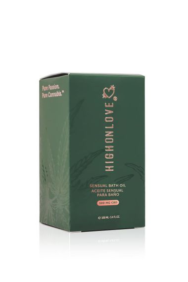 Масло для ванны с CBD Sensual Bath Oil, 100 мл HighOnLove (Канада) Sex Aura | Зображення 2