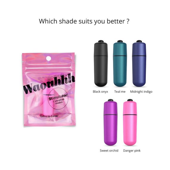 Віброкуля Love To Love WAOUHHH - DANGER PINK, 7 режимів, на батарейках sexstyle | Зображення 2