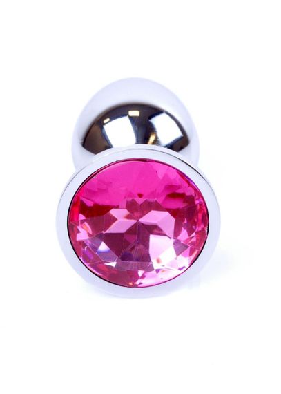 Анальная пробка - Jewellery Silver Plug Pink Sex Aura | Зображення 1