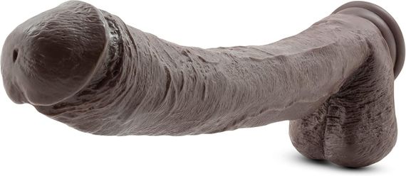 Фалоімітатор гігант Blush Dr. Skin Mr. Ed реалістичний на присосці, коричневий, 33 см х 5.3 см sexstyle | Зображення 4