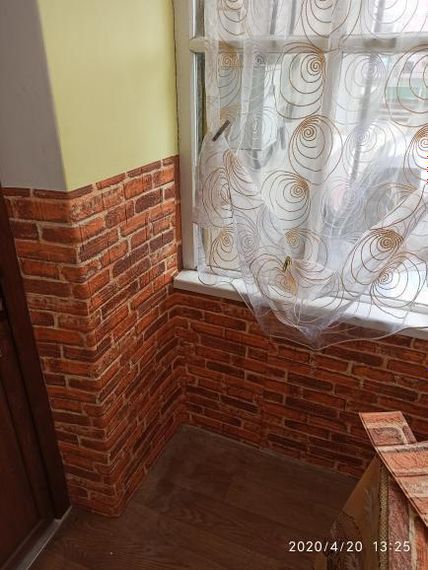 3D панель самоклеящаяся 70*77*0,5 см Шпалери під цеглу Самоклейка 3Д Цегла Катеринославський Рудий | Зображення 7