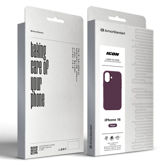 Чохол до мобільного телефона Armorstandart ICON2 MagSafe Apple iPhone 16 Plum (ARM81312) | Зображення 9