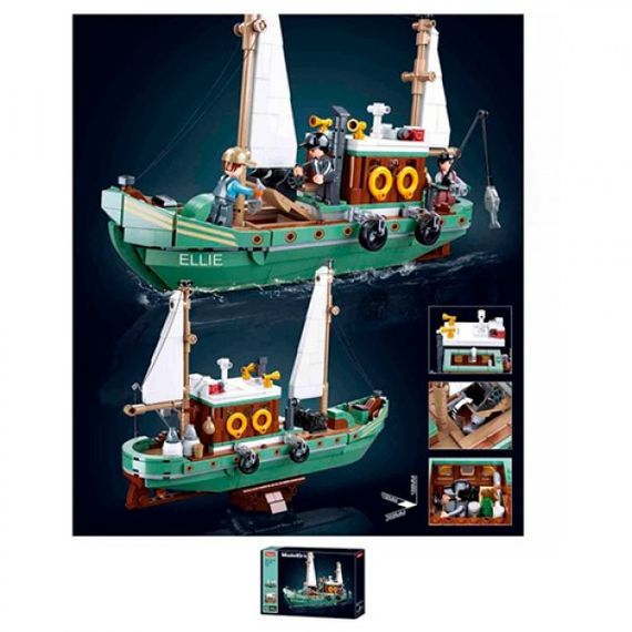 Конструктор Sluban Рибальський корабель M38-B111 9610 деталей