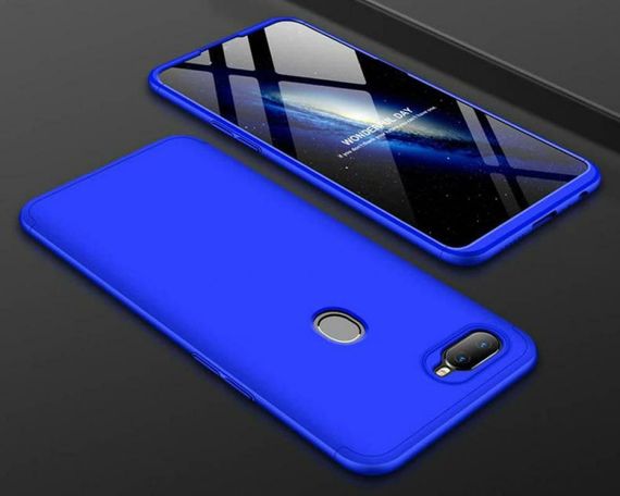 Чохол GKK 360 градусів для Oppo A12 колір Синій | Зображення 1