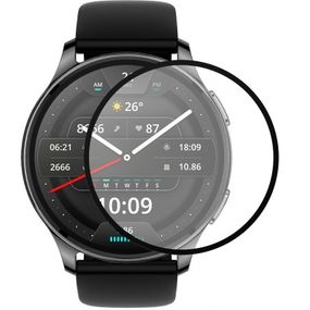 Полимерная пленка 3D (full glue) (тех.пак) для Xiaomi Amazfit Pop 3R Черный