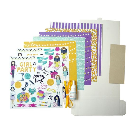 Набір для створення pop-up листівки "Party Girl" FDGCK-052, 14 x 16 см | Зображення 2