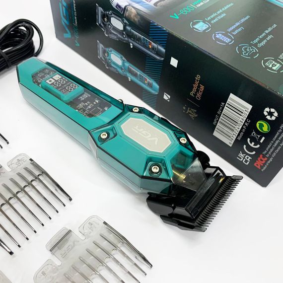 Домашняя машинка аккумуляторная для стрижки волос, Триммер для стрижки волос мощный KT-11 | Зображення 8