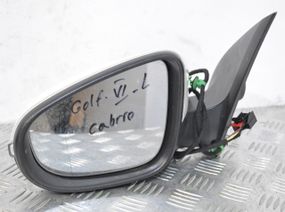 Дзеркало ліве електричне 6 pin Volkswagen Golf VI 2008-2013 кабріолет Дзеркало ліве електро 6 пін Фольксваген Гольф 5K7857501E