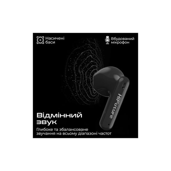 Навушники HIFuture ColorBuds2 Black (colorbuds2.black) | Зображення 1
