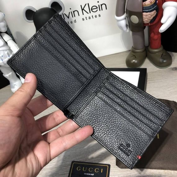 Бумажник Gucci Slender Wallet Ouroboros with Red Stripe Black | Зображення 5