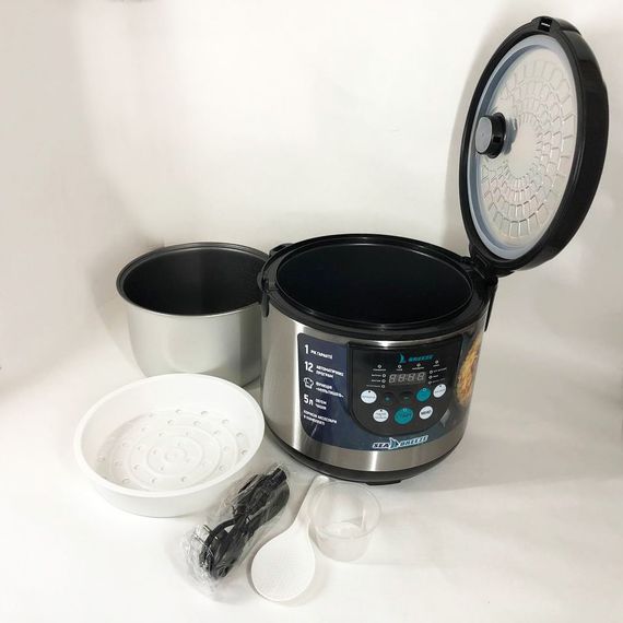 Мультиварка SeaBreeze SB-044 900 Вт, бытовые мультиварки рисоварки, электро скороварка, кашеваркы | Зображення 6