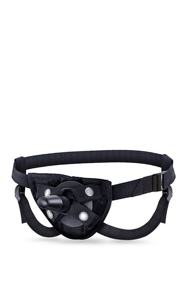 Трусики для страпона LOCK ON STRAP ON HARNESS BLACK, Черный, Регульований