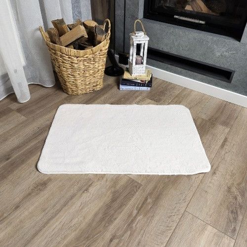 Килимок для підлоги з еко-хутра ТМ Dariana Moonbeam 60*90 см айворі | Зображення 4