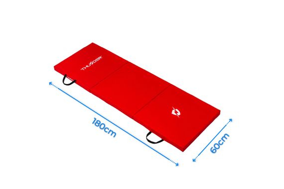 Матрац гімнастичний THUNDER MG-01, 180 х 60 х 4 см, червоний (MG-01-RED) | Зображення 2