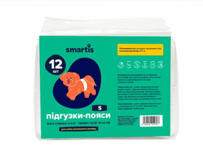 Підгузки Smartis для собак(псів) 12 шт