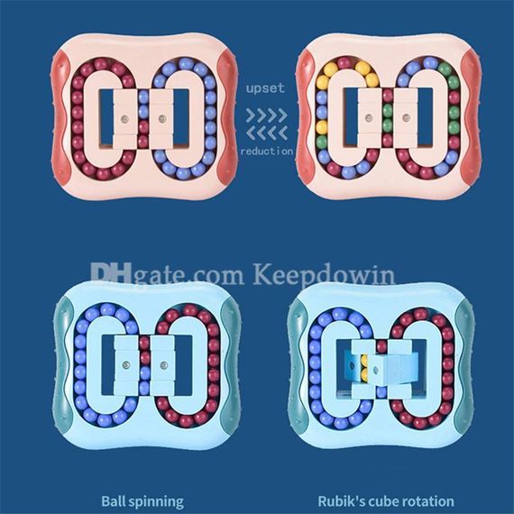 Головоломка антистресс для детей IQ Ball Puzzle Ball Rotating Magic Spin Bean Cube | Зображення 6