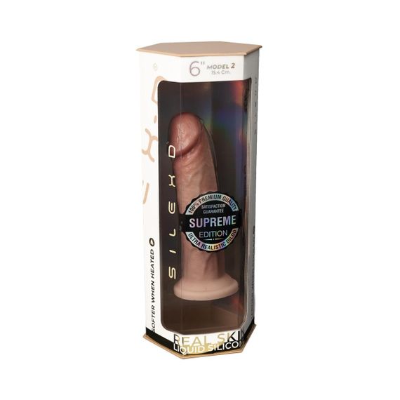 Фалоімітатор SilexD Robby Premium Real Skin Flesh (MODEL 2 size 6in) Sex Aura | Зображення 6