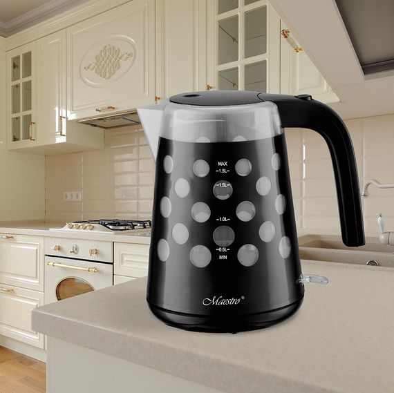Електрочайник Maestro MR-045-BLACK, 1.7 л, 2200 Вт | Зображення 1