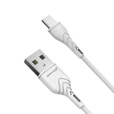 Дата кабель USB 2.0 AM to Type-C 1.0m White Grand-X (PC-03W) | Зображення 1