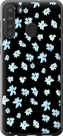Чехол на Samsung Galaxy A21 Цветочный "4900u-1841-17620"