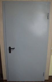 Двері вхідні Портала протипожежні ЕІ30 RAL7035
