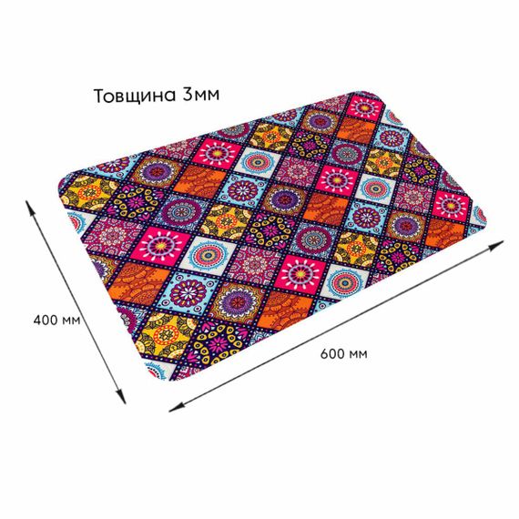 Вологопоглинальний килимок 40х60х3мм SW-00002555 | Зображення 2
