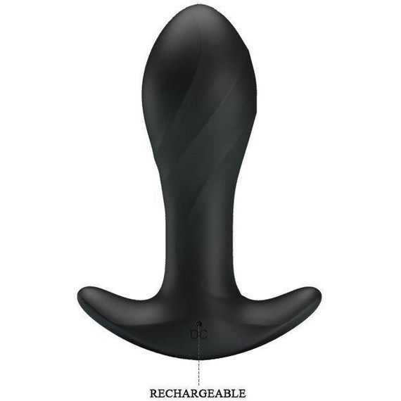 Анальна вібропробка MORTON (чорна) Sex Aura | Зображення 2