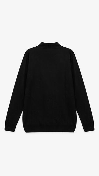 Гольф однотонний чоловічий Demos PB001 3XL Чорний shop (2000999280078) | Зображення 3