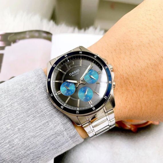 Часы наручные мужские Casio MTP-1374D-2AVDF | Зображення 3