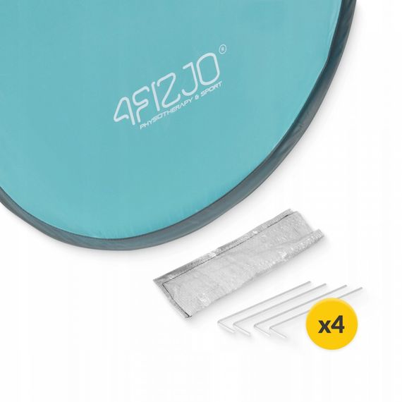 Намет пляжний 4FIZJO Pop-Up 195 x 120 см саморозкладний Grey/Mint (P-5905973401432) | Зображення 3