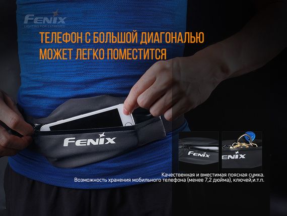 Поясна сумка Fenix AFB-10 чорна | Зображення 3