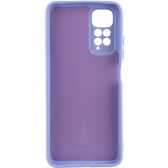 Чехол Silicone Cover Lakshmi Full Camera (A) для Xiaomi Redmi Note 11 (Global) / Note 11S Full camera, Бузковий/Dasheen | Зображення 1