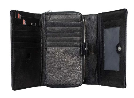 Гаманець жіночий шкіряний Semi Line RFID Black (P8229-0) (DAS303118) | Зображення 2