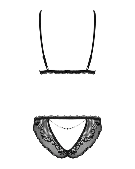 Комплект білизни - Obsessive Millagro Set Black - S/M Sex Aura | Зображення 2