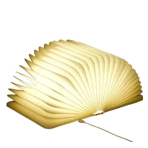 Настільна лампа світильник у формі книги Foldable Book Lamp Нічник для дитячої кімнати 7259 | Зображення 4