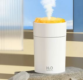 Зволожувач повітря з підсвіткою H2O Colorful HUMIDIFIER білий, USB