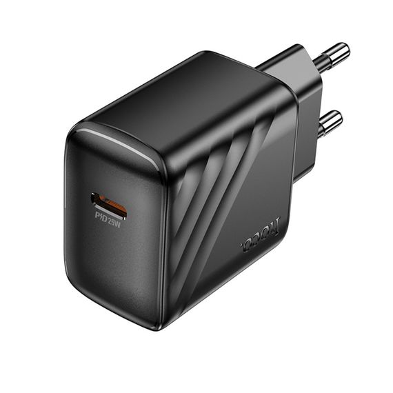 Мережевий зарядний пристрій Hoco CS24A 1 USB-C PD/QC 25W | Зображення 4
